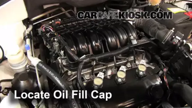 2011 Mitsubishi Endeavor LS 3.8L V6 Aceite Agregar aceite